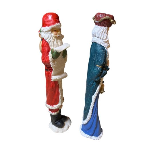 Thin Skinny Santa Figurines Set of 2 - Picture 6 of 11